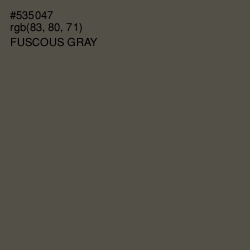 #535047 - Fuscous Gray Color Image